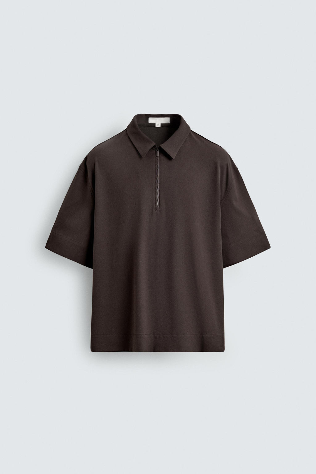 POLO T?CNICO CREMALLERA / Chocolate - Zara фото 6