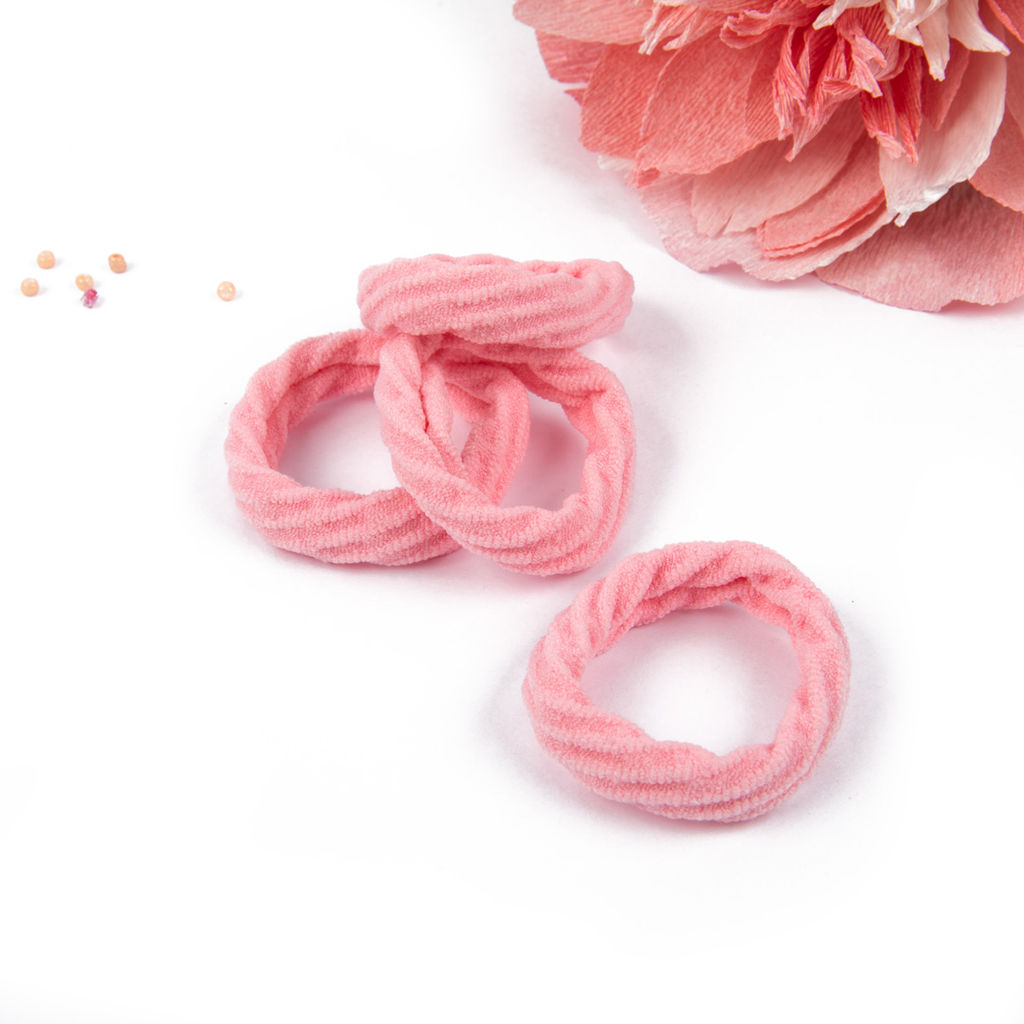 CHERRY MARY R6026 Набор резинок для волос 5 х 4 шт. №02 розовый  фото 5