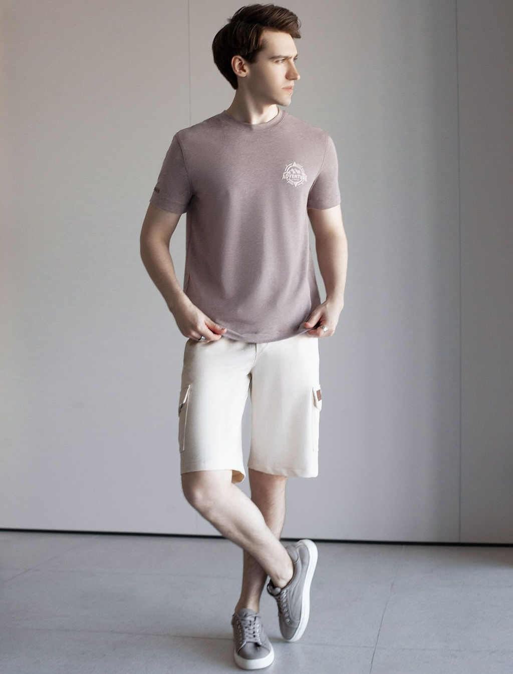 Шорты из легкого футера