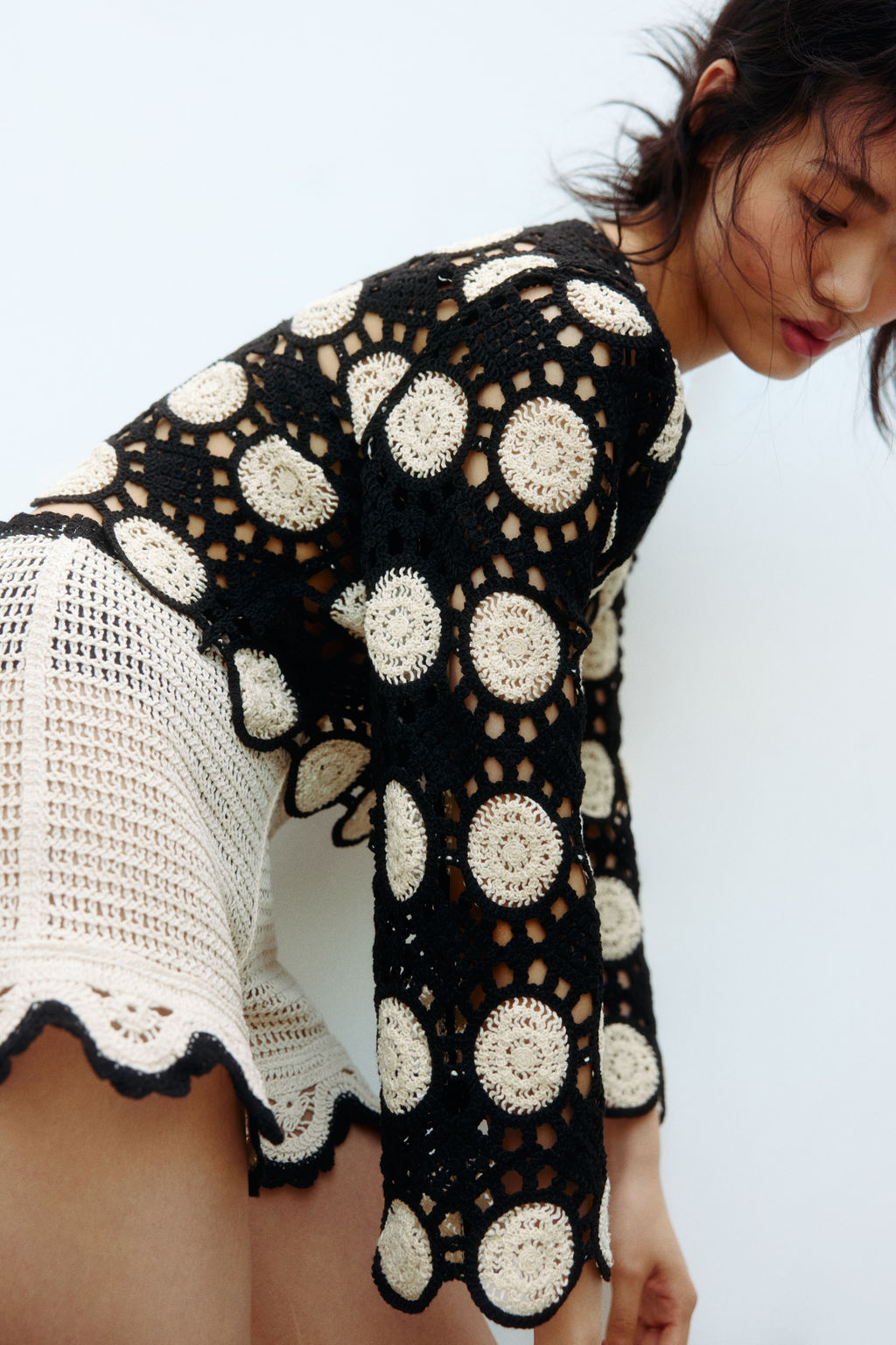 Top en punto calado efecto crochet - H&m фото 7