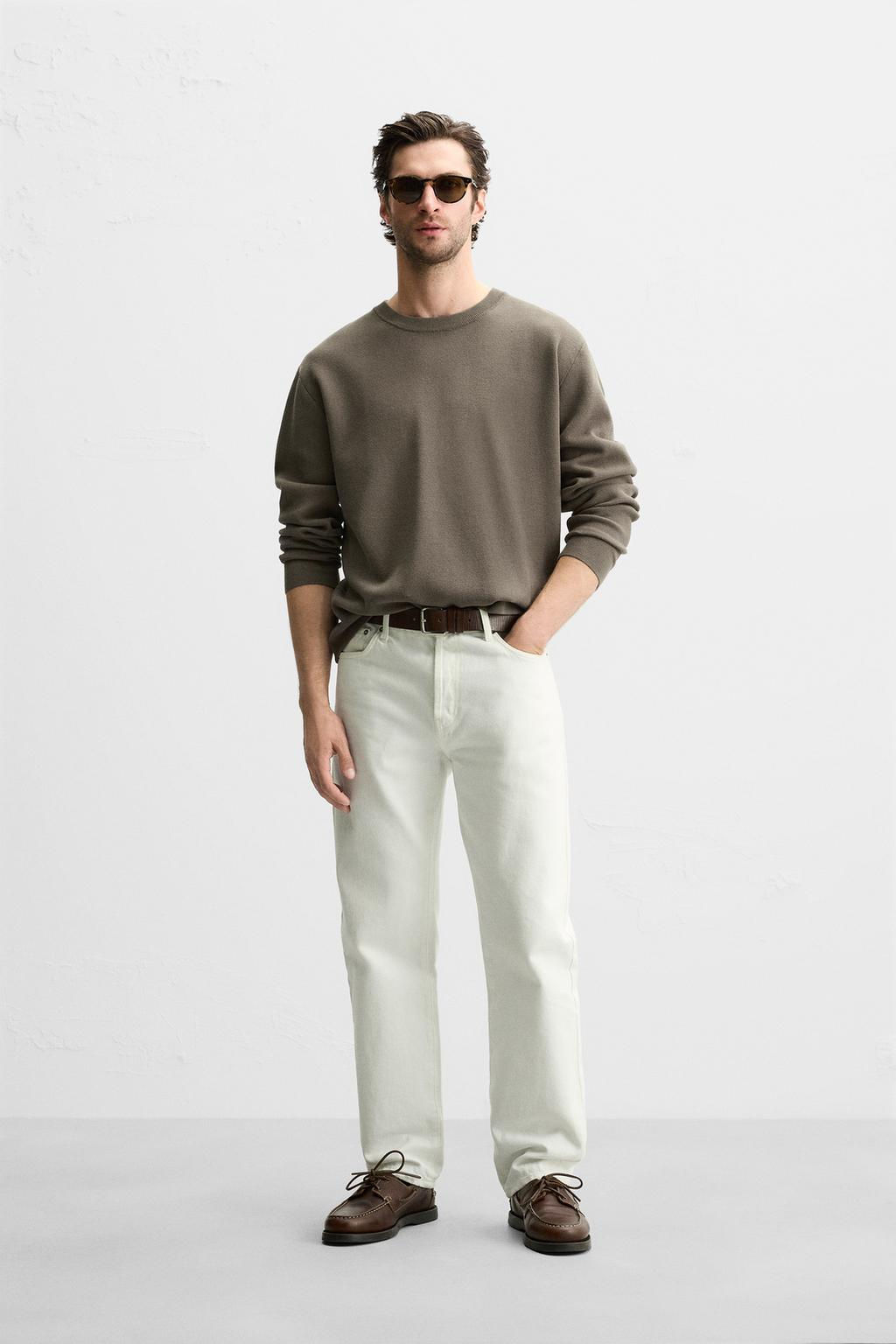 COTTON BLEND TEXTURED SWEATER - Zara фото 9