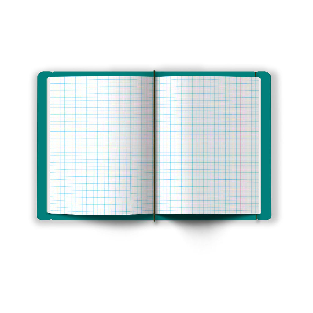 Светоч ТЕТ48-001 Тетрадь общая в съёмной пластик. обложке на резинке, тиснение фольгой, 500 мкм., A5 48 л. папка 65 г/кв.м , белизна 100 % 4 шт. клетка 000825 Тёмно-бирюзовая  фото 4