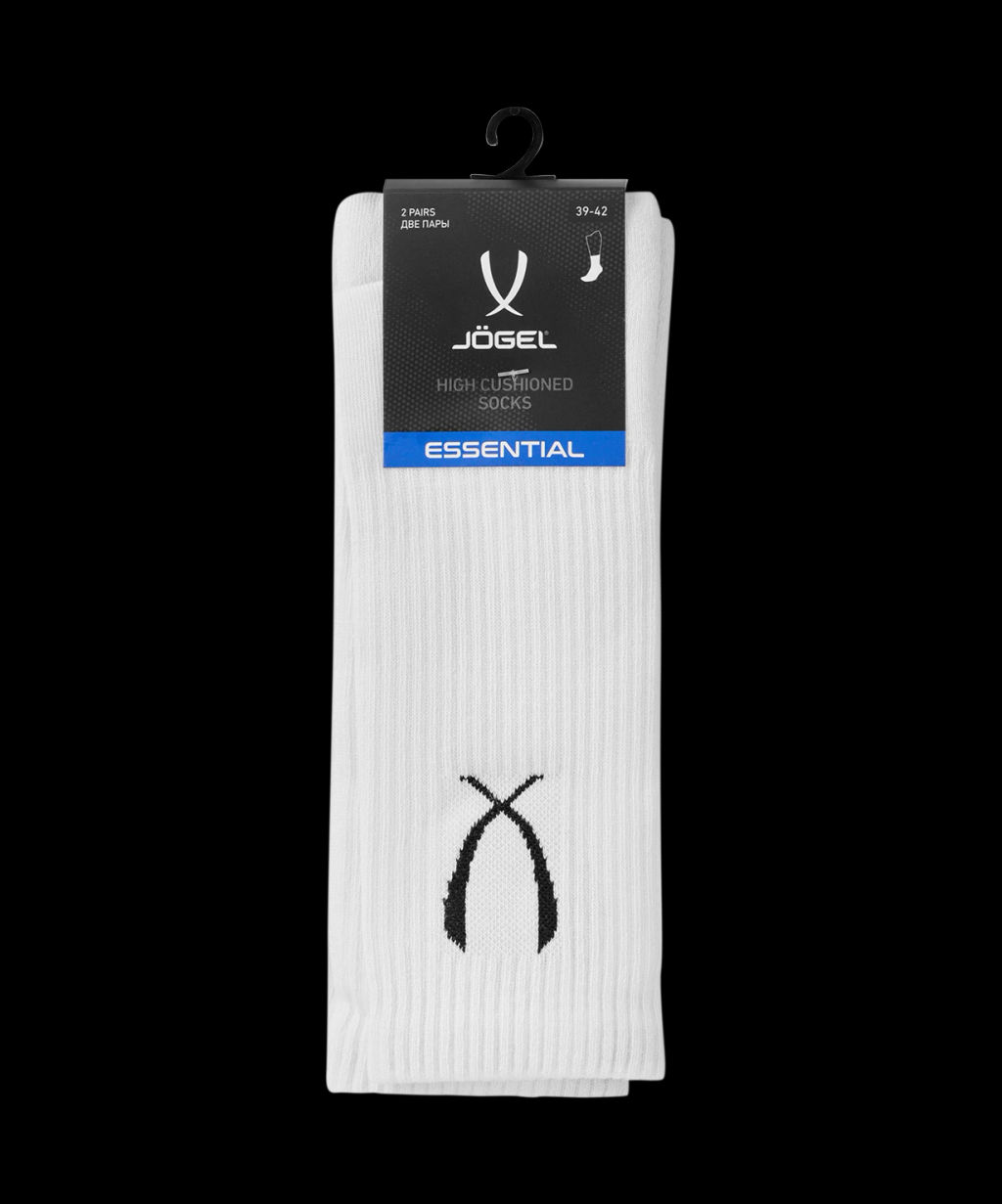 Носки высокие JOGEL ESSENTIAL High Cushioned Socks 2, белый, 2 пары фото 6