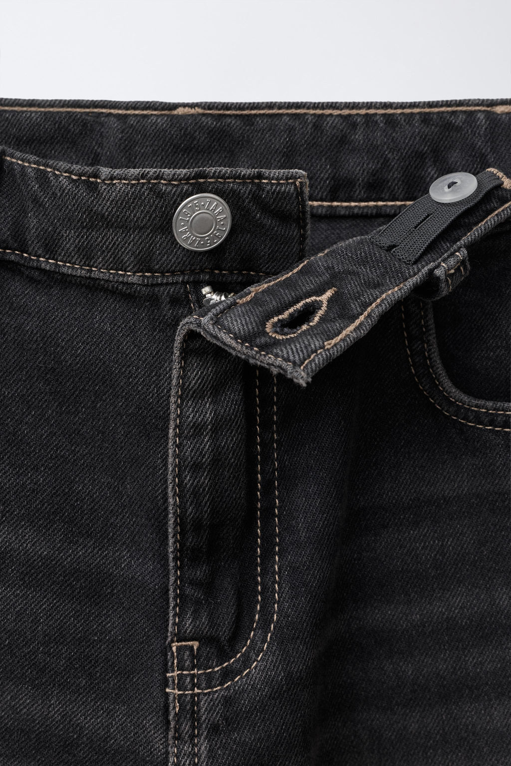 RELAXED BAGGY OVERDYE JEANS - Zara фото 3