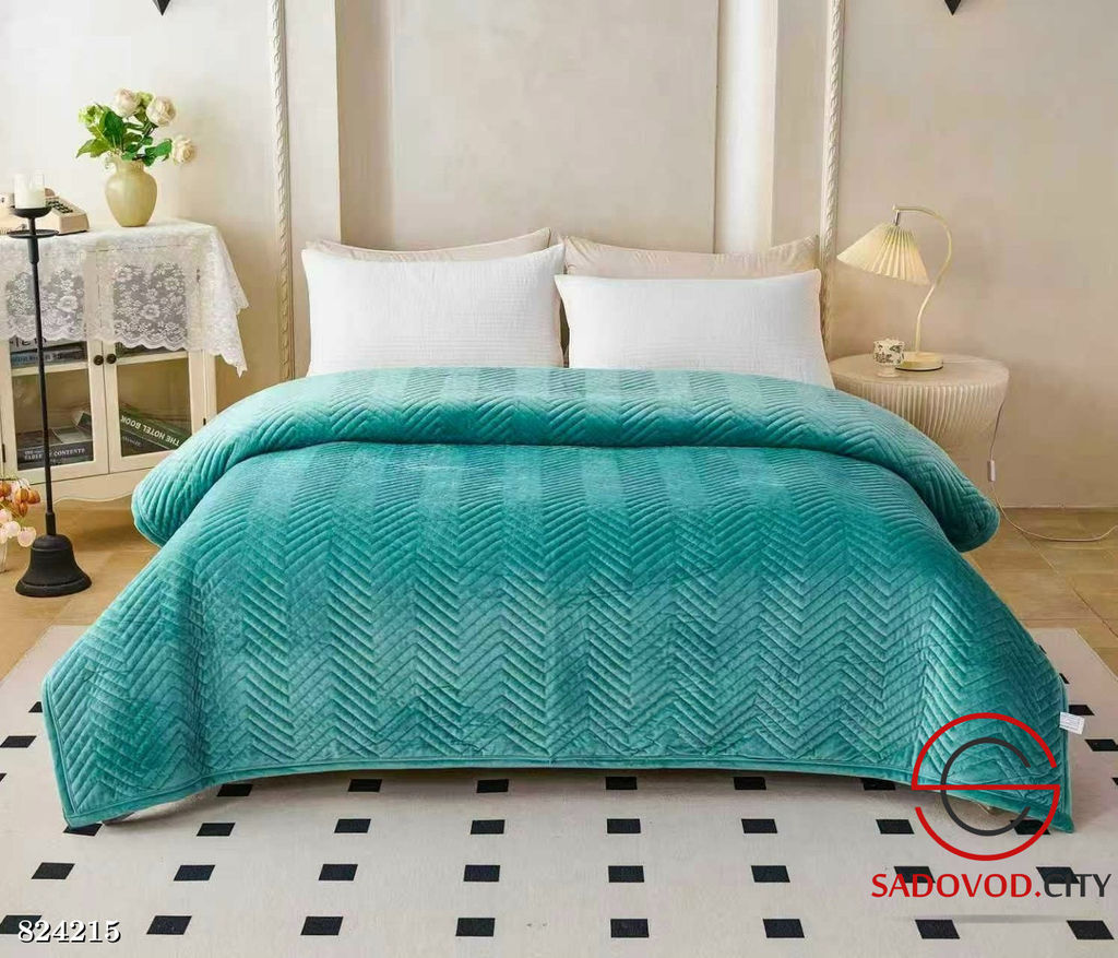 Плед мягкий на кровать