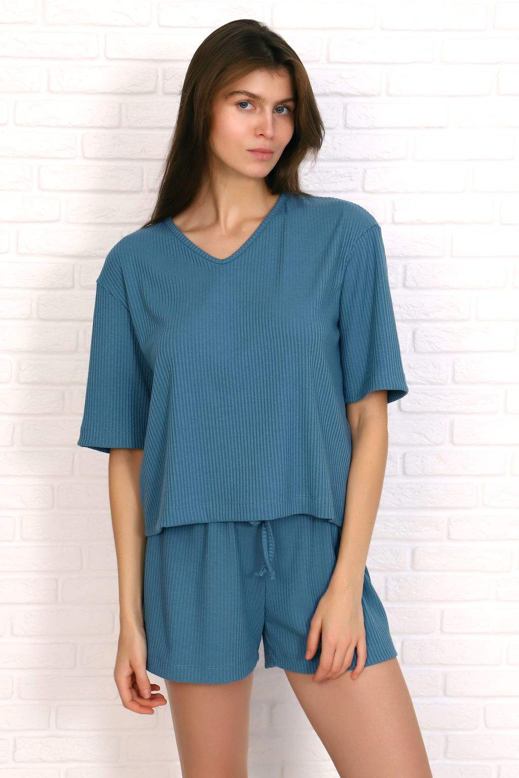 Футболка 096105 рубчик - Мишель фото 6