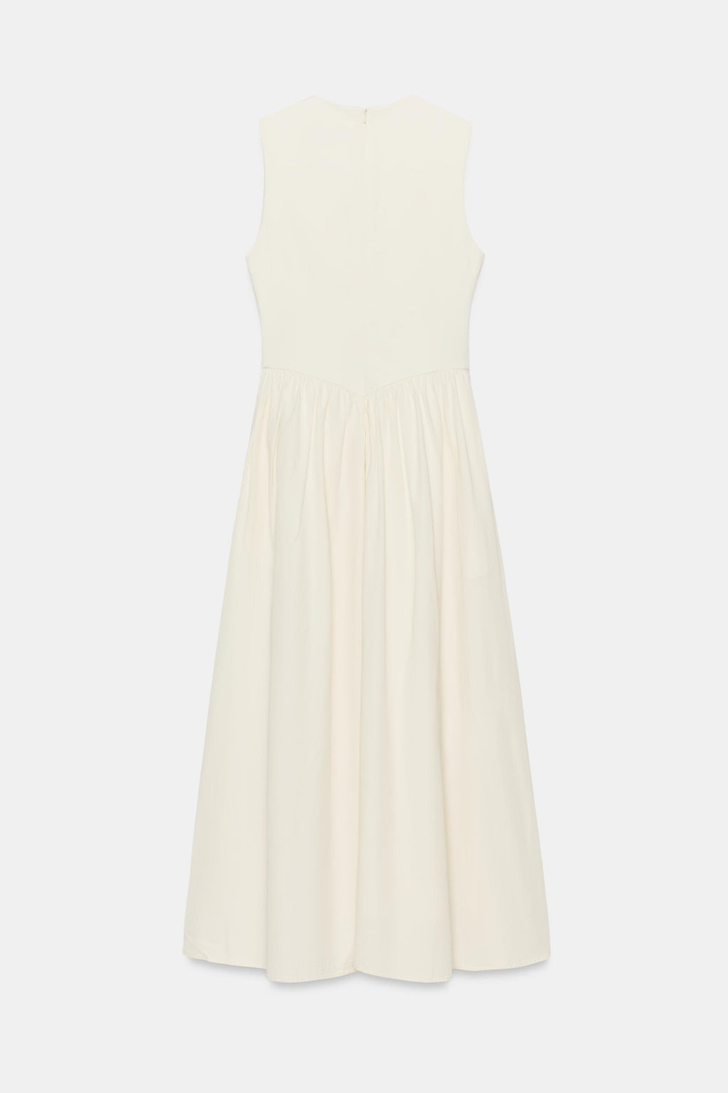 VESTIDO MIDI COMBINADO / Crudo - Zara фото 10