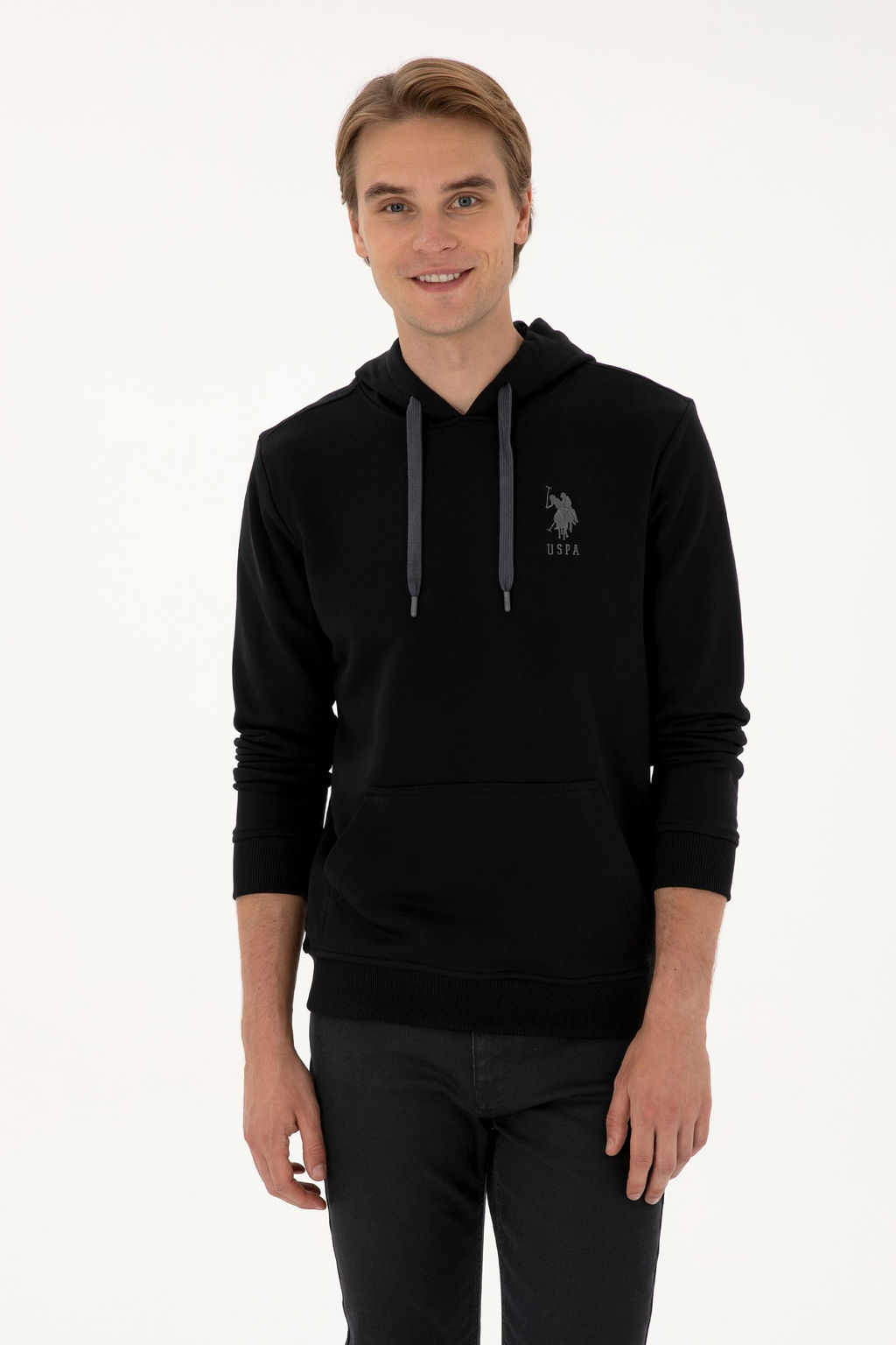Erkek Siyah Basic Sweatshirt Sepette S_rpriz _ndirim - U.s. polo assn фото 8