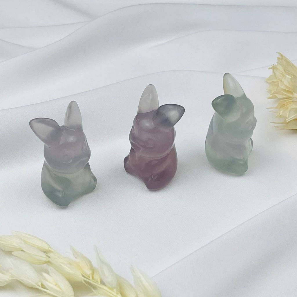 Фигурка резная "Пикачу" из Флюорита