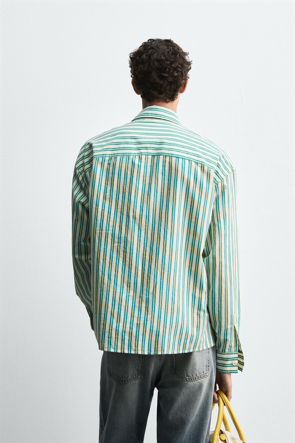 PLUTO PATCH STRIPED SHIRT HARRY LAMBERT FOR ZARA X DISNEY  фото 3