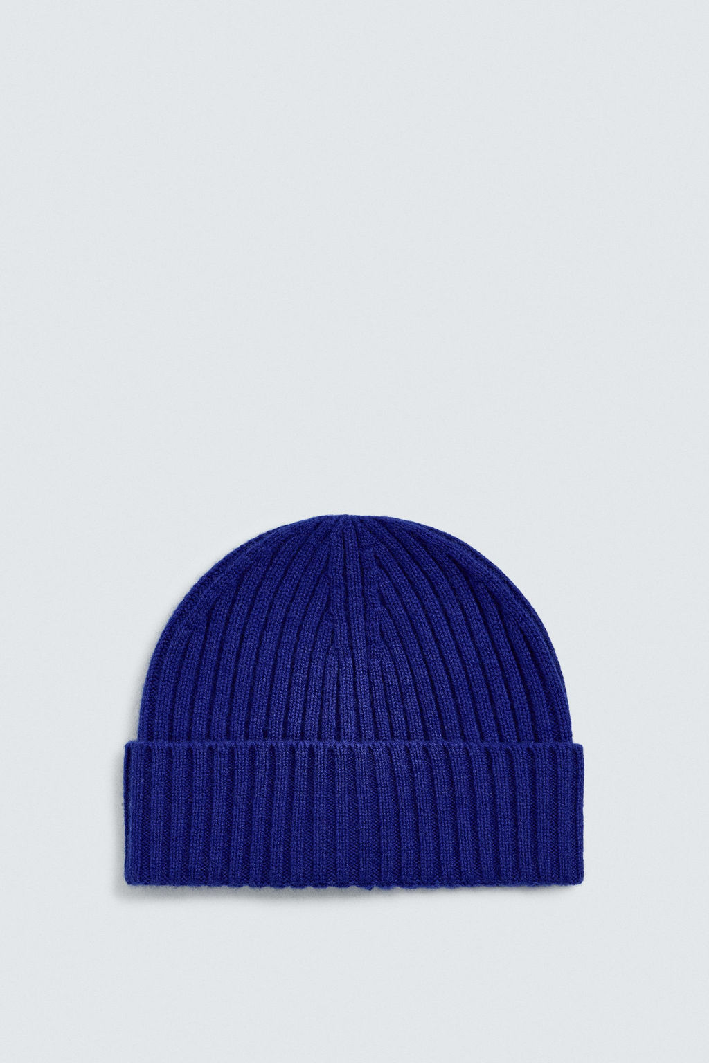 WOOL BLEND KNIT BEANIE