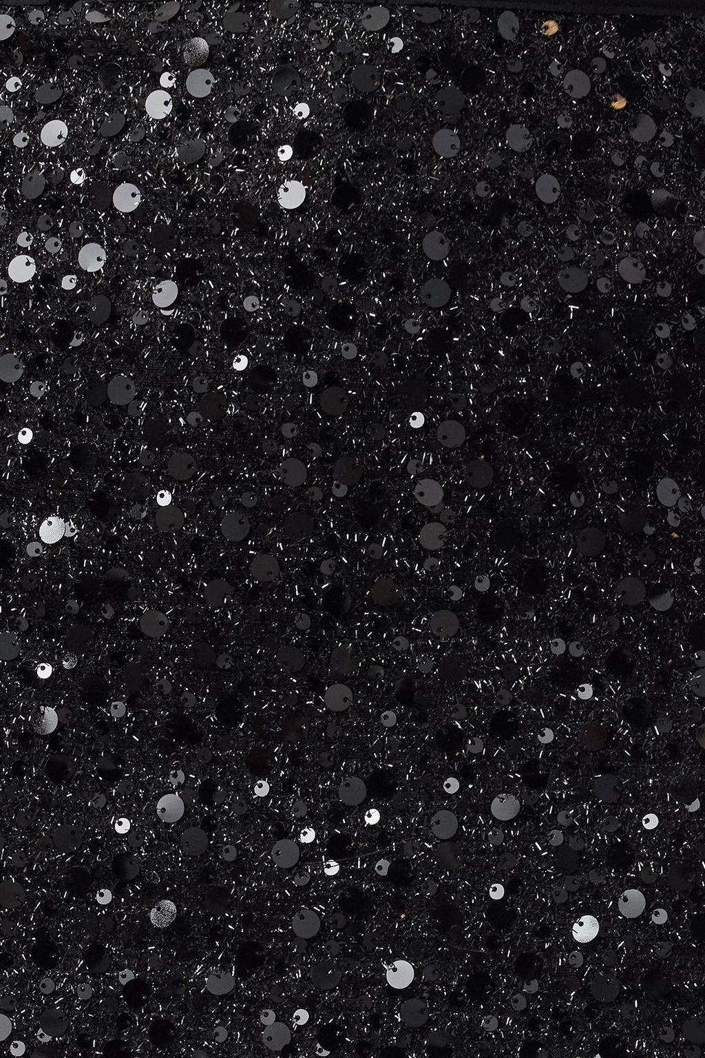 Trendyolmilla Siyah Payet Orme Mini Etek TEDAW25ET00016 фото 3