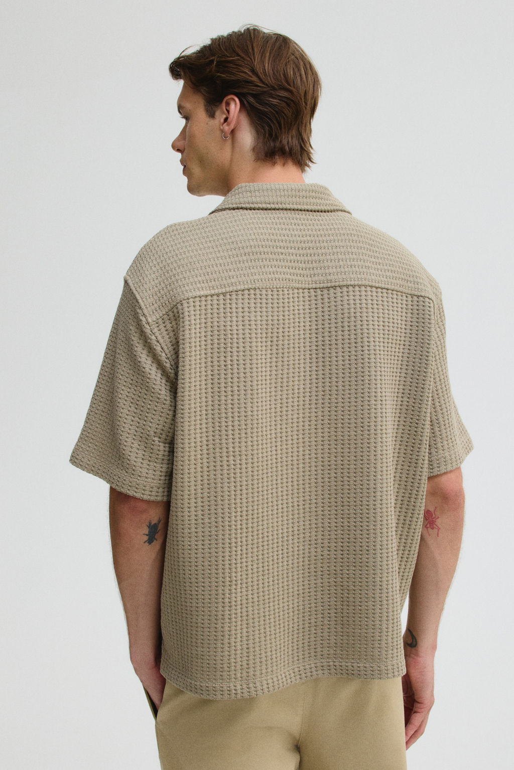 Camisa resort gofrada Loose Fit - H&m фото 4
