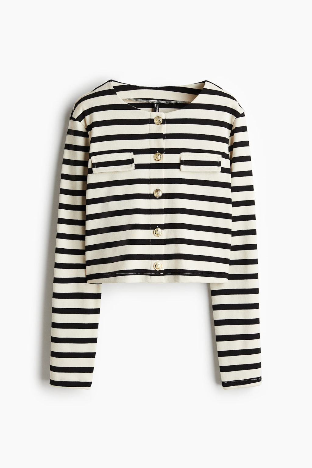 Cardigan de punto con bolsillos decorativos - H&m фото 5