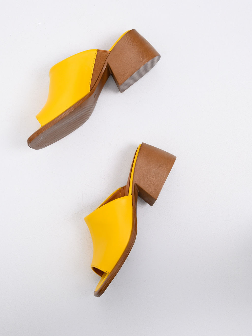 Сабо 4012.23663br.Желтый+коричневый