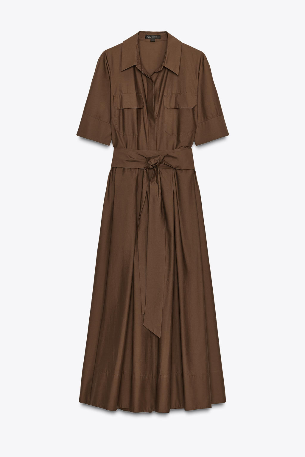 ZW COLLECTION POPLIN DRESS - Zara фото 16