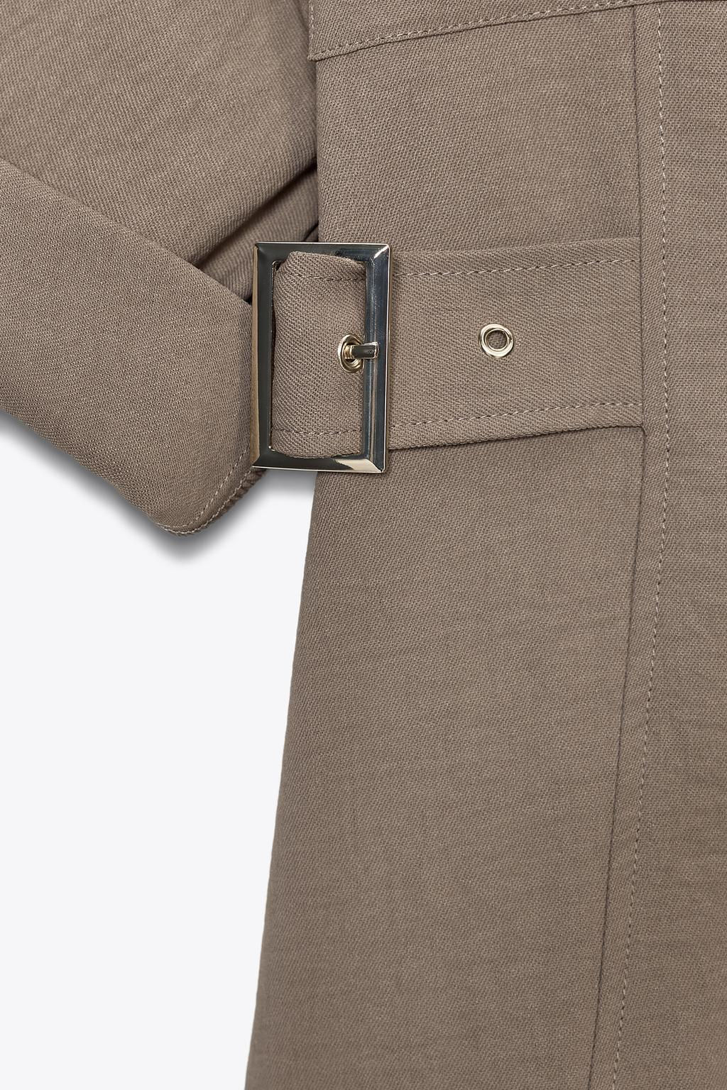 SAFARI SHIRT WITH SIDE BUCKLES - Zara фото 9