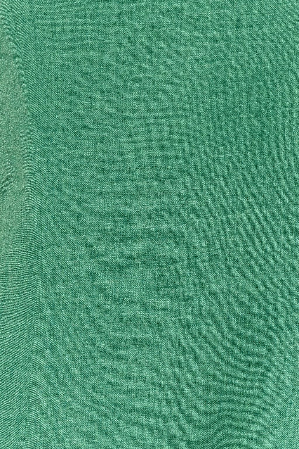 Haki A-Kesim Kare Yaka Mini Dokuma Elbise TWOSS23EL01549 - Trendyolmilla фото 3