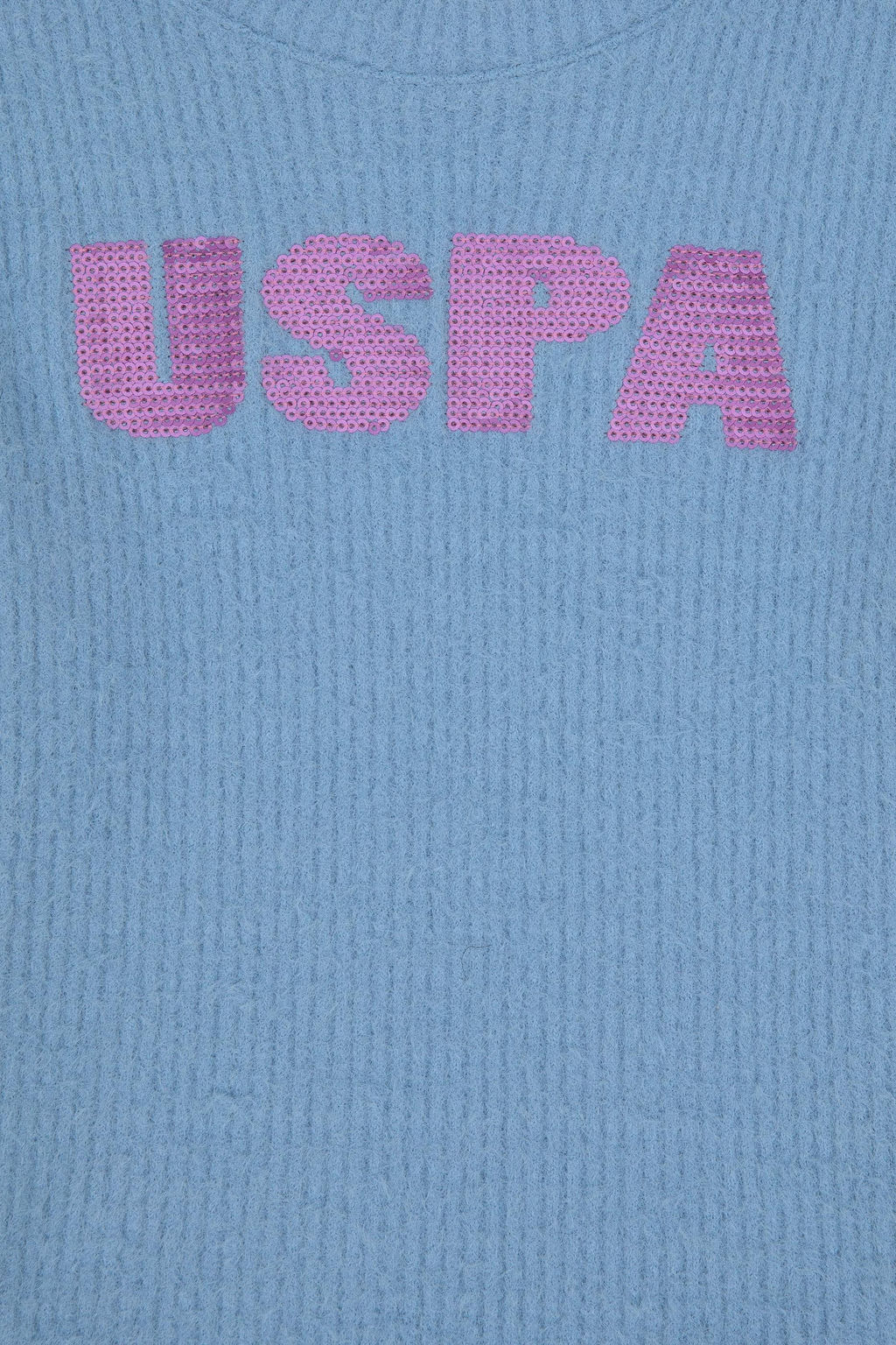 Голубой свитшот для девочки Неожиданная скидка в корзине - U.s. polo assn фото 3