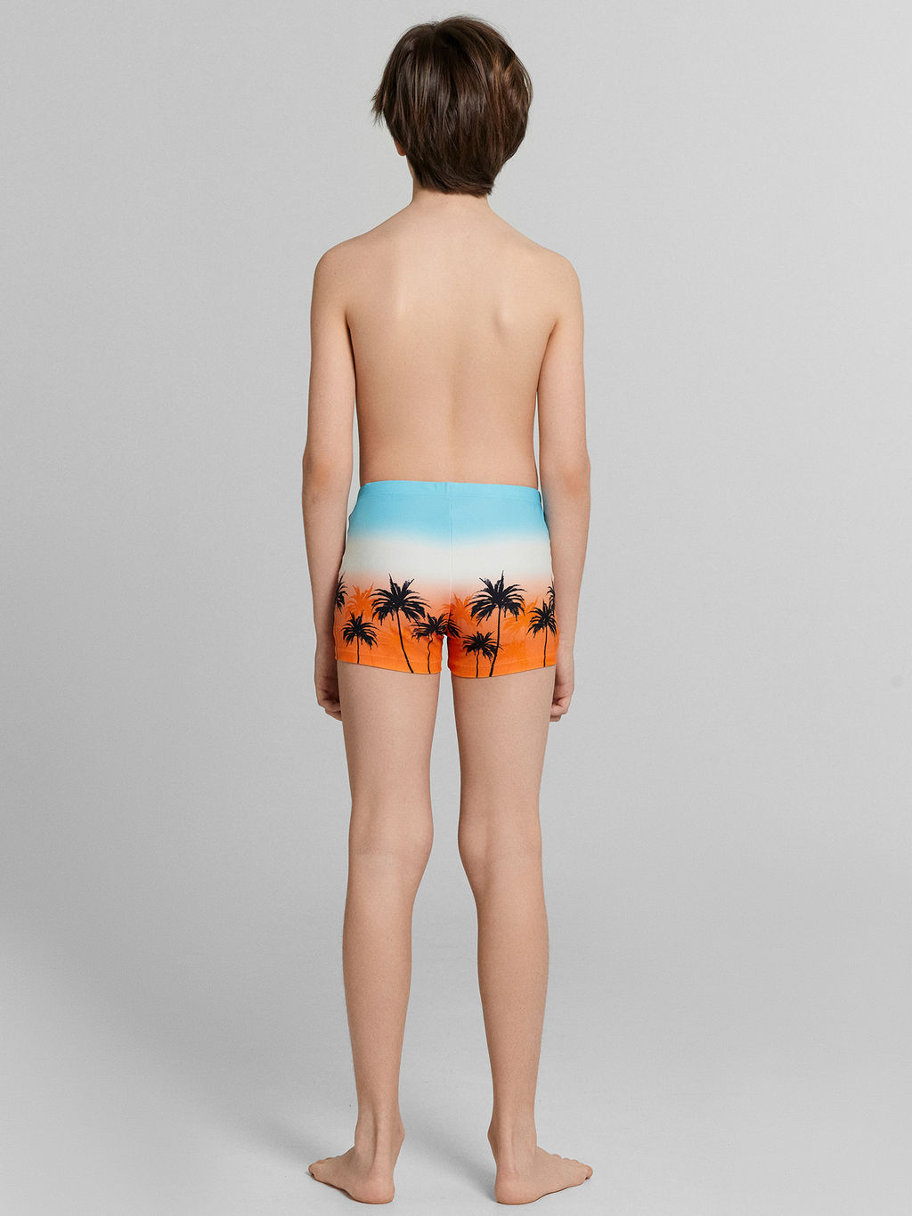 Трусы купальные для мальчиков с тропическим принтом - Mark formelle фото 3