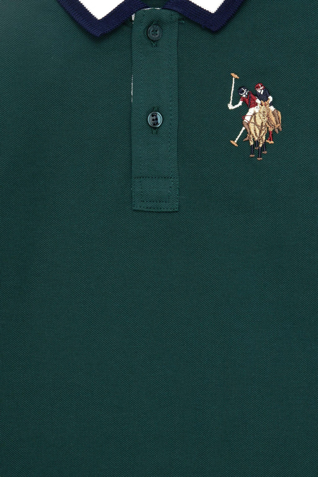 Темно-зеленый базовый свитшот для мальчика - U.s. polo assn фото 3