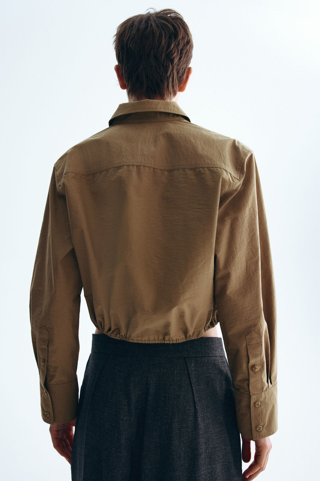 Camisa con cord?n de ajuste - H&m фото 4