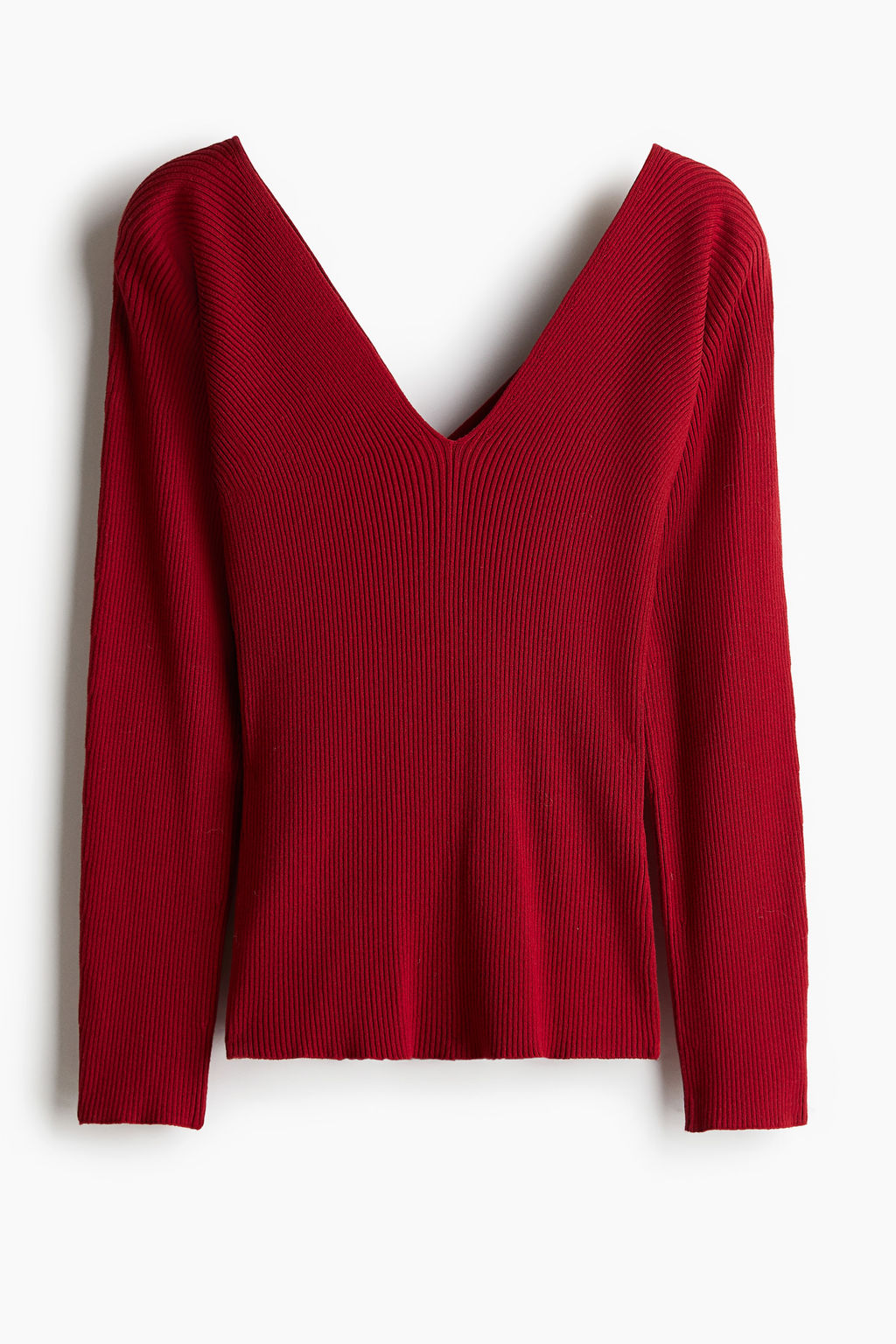 Top en punto de canale con escote en V - H&m фото 8