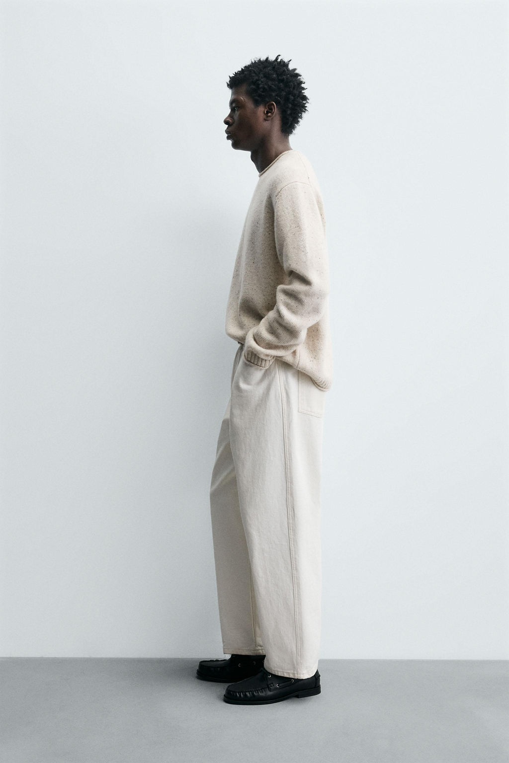 WOOL BLEND BUTTONED JUMPER - Zara фото 4