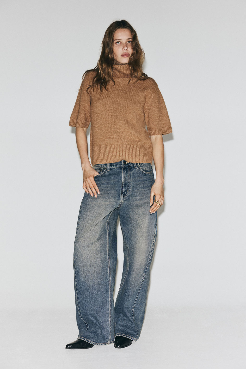 Top de punto con cuello alto - H&m фото 5
