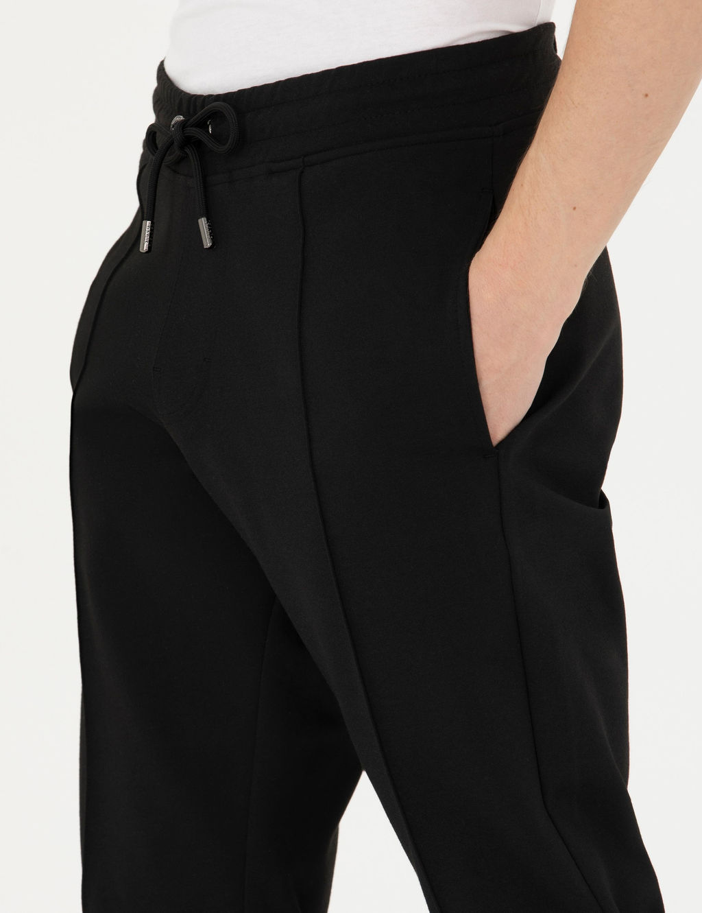 Черные новые спортивные штаны узкого кроя - Cacharel фото 6