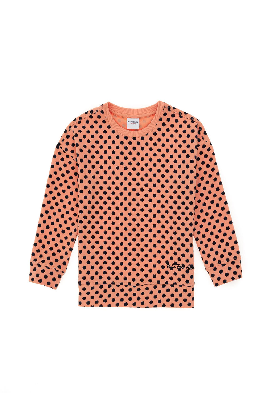 Толстовка с лососем для девочек - U.s. polo assn фото 3