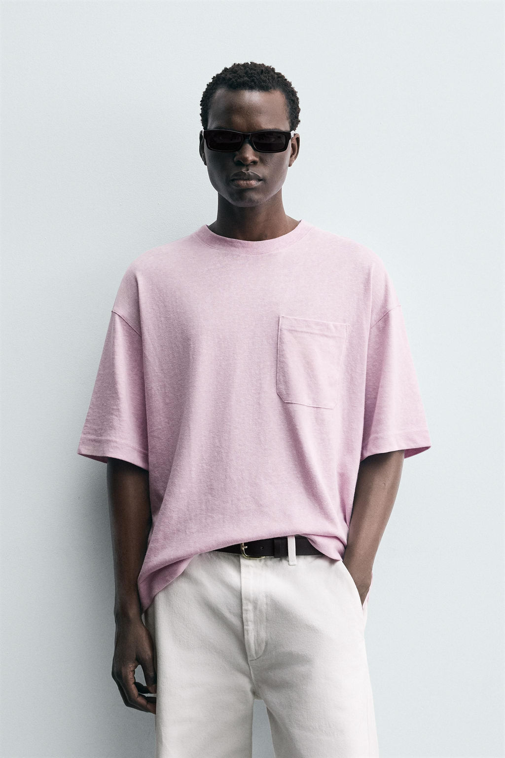 RELAXED FIT POCKET T-SHIRT - Zara фото 2