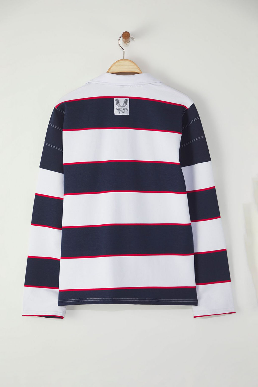 TRENDYOL MAN Lacivert Kolej Oversize/Genis Kesim Cizgili Sweatshirt TMNSS25SW00002 - Trendyolmilla фото 9