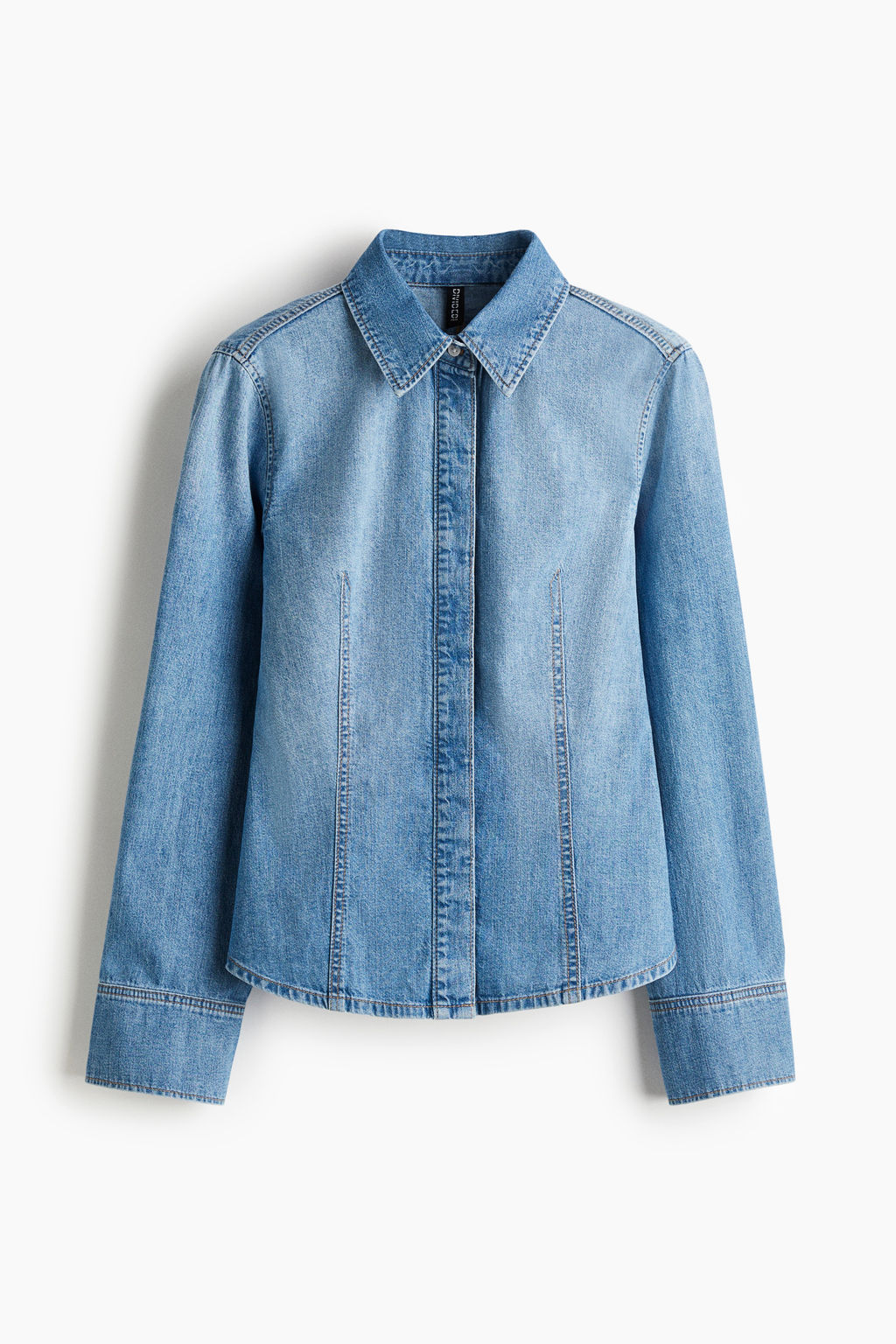 Camisa denim entallada - H&m фото 2