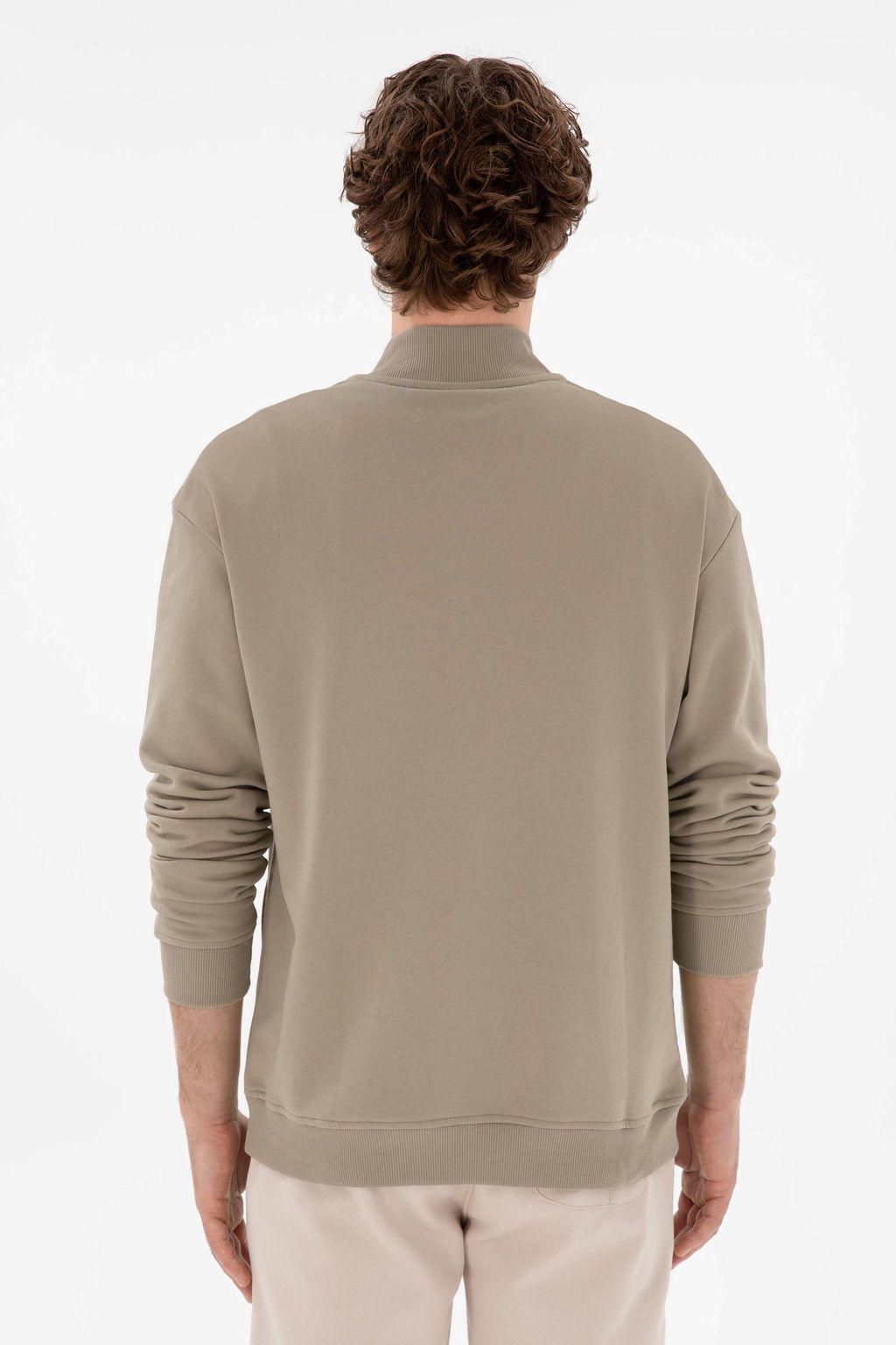 Erkek A__k Haki Sweatshirt