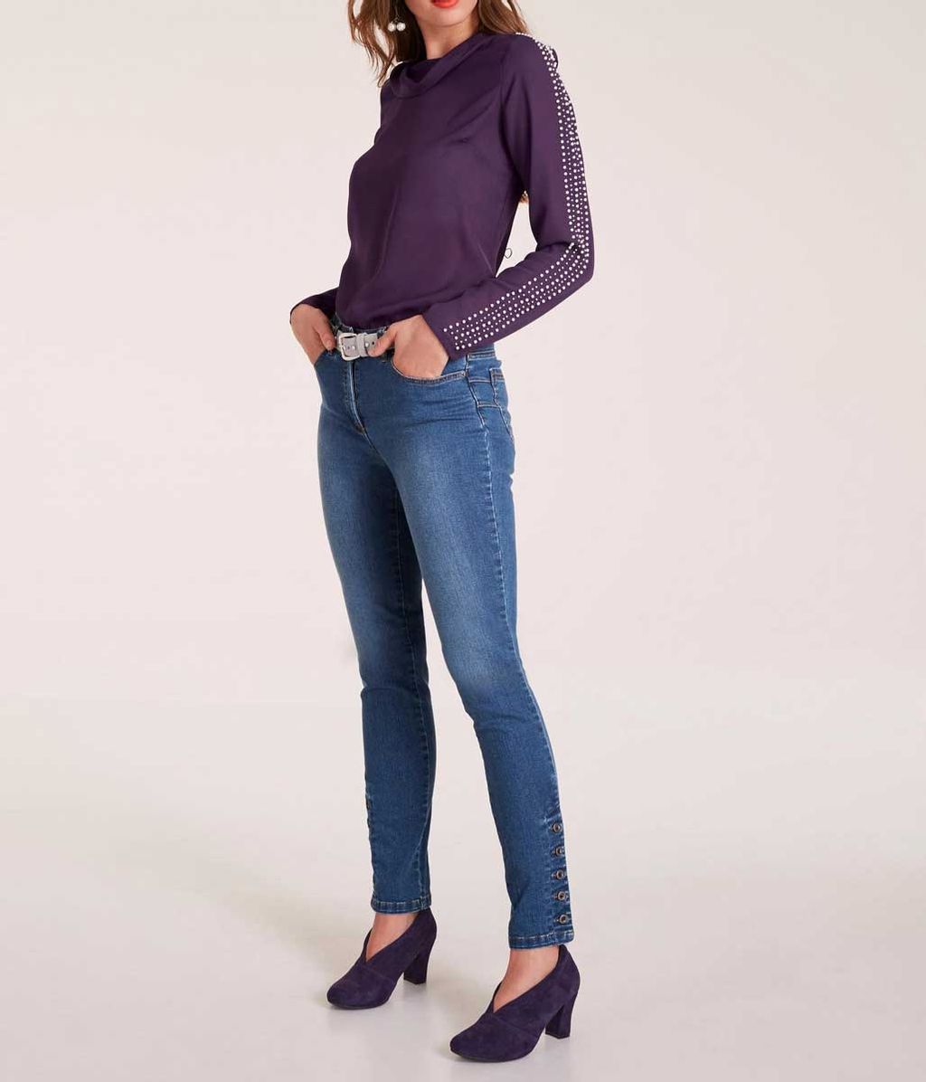 Блузка, лиловая - Heine фото 5