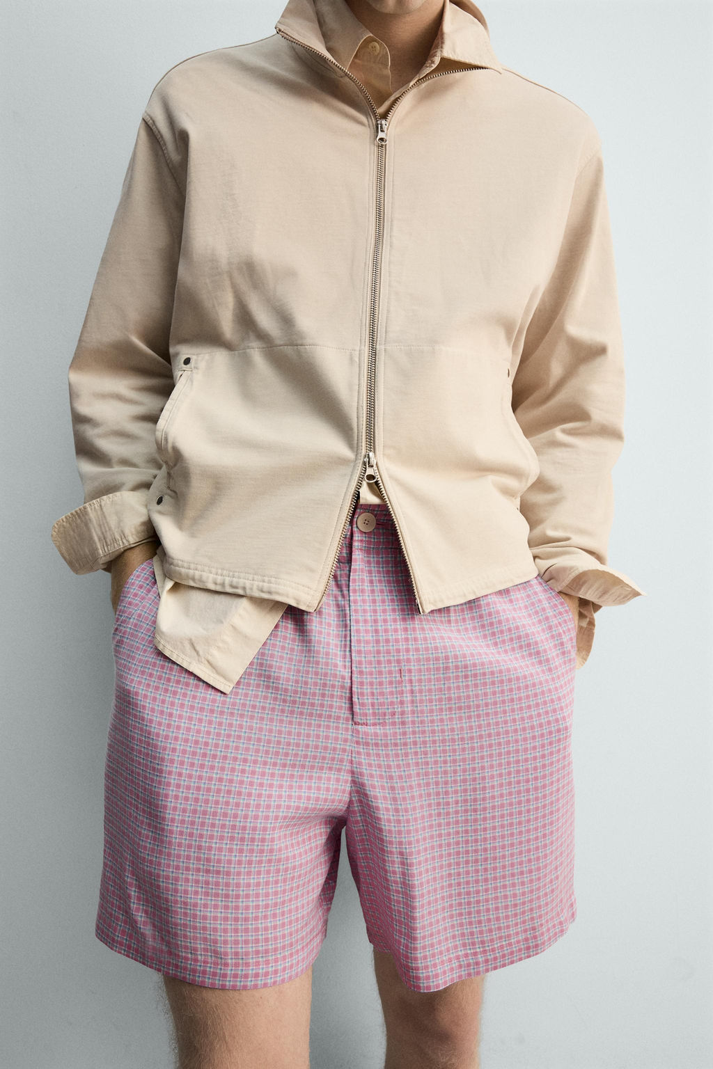 LOOSE-FITTING CHECKS BERMUDA SHORTS LIMITED EDITION - Zara фото 5