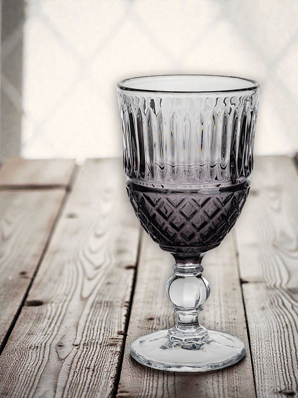 Бокал-кубок для вина, 260 мл, стекло Р, серый градиент, Poem - Anna lafarg фото 8