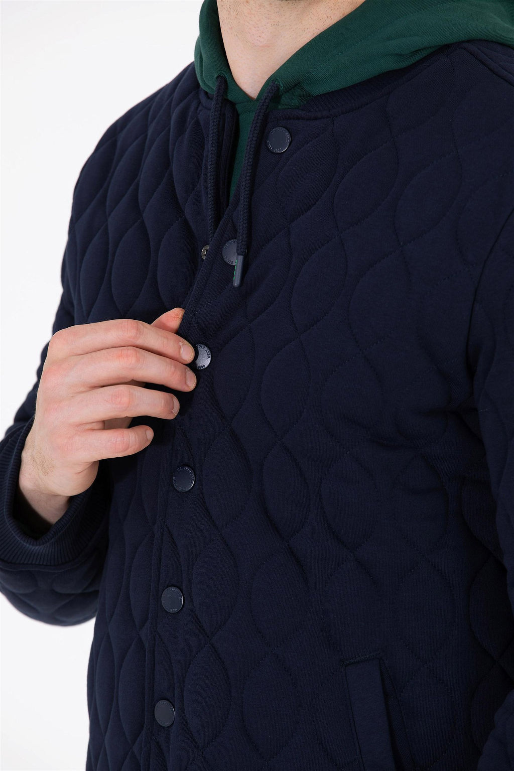 Мужской вязаный кардиган с каменным воротником-стойкой Неожиданная скидка в корзине - U.s. polo assn фото 7