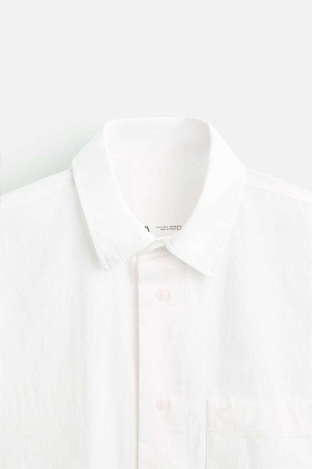 SHIRT WITH POCKET - Zara фото 9