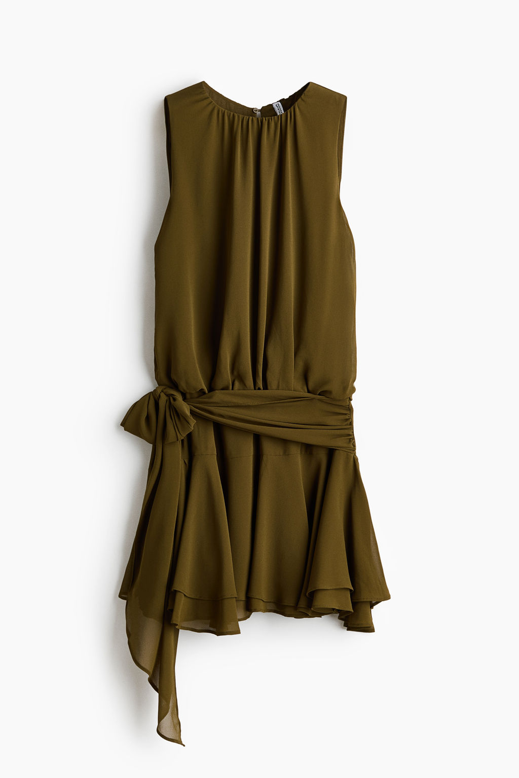 Vestido de gasa con lazada - H&m фото 2