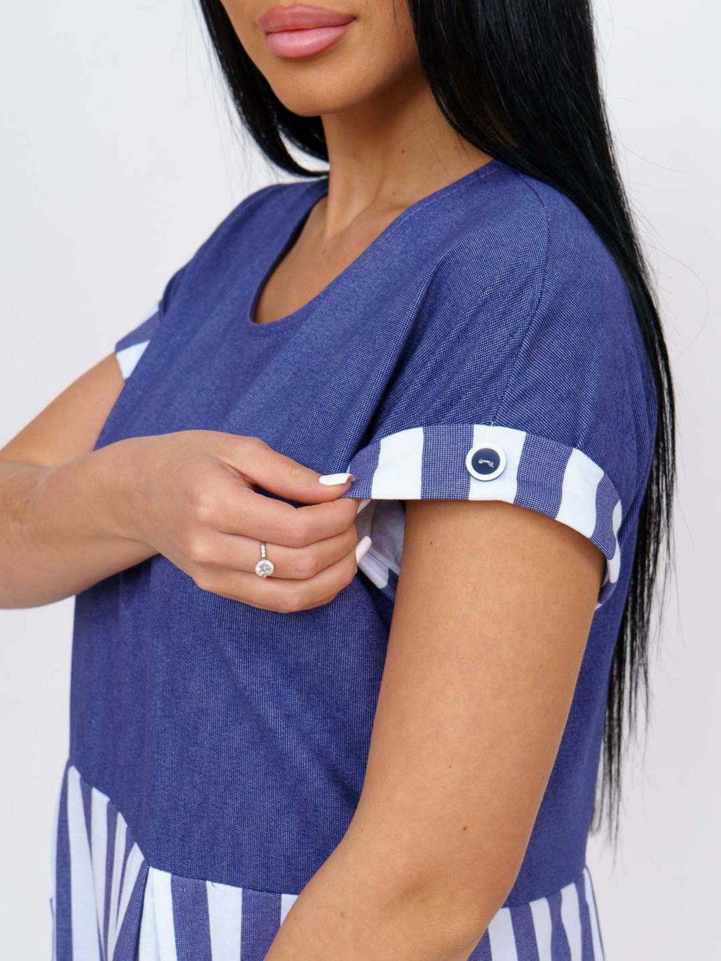 Платье женское, цвет синий