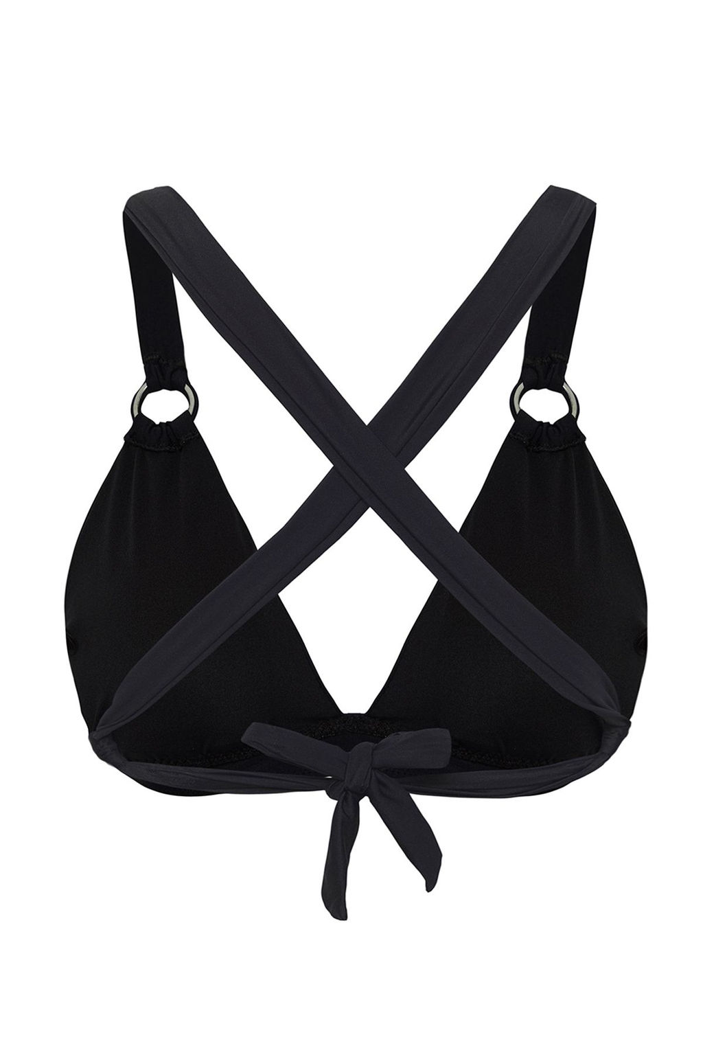 TRENDYOLMILLA Siyah Ucgen Capraz Baglama Detayl? Aksesuarl? Bikini Ustu TBESS25BU00043 фото 6