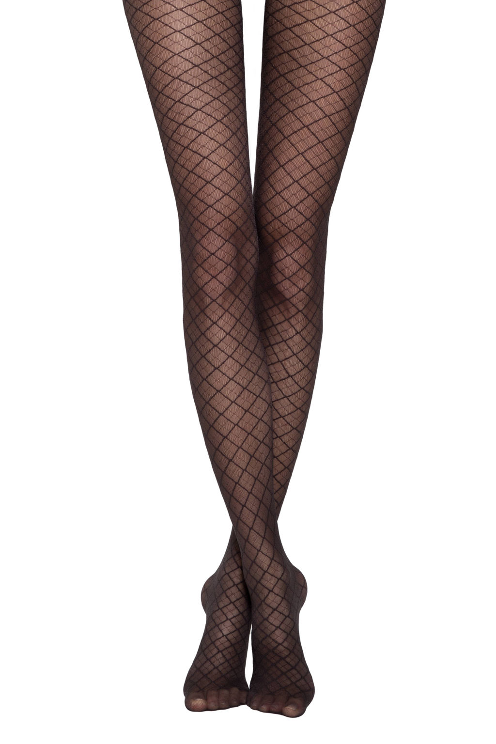 Колготки фантазийные CONTE Колготки с геометрическим рисунком AFINA grafit - Conte elegant фото 3