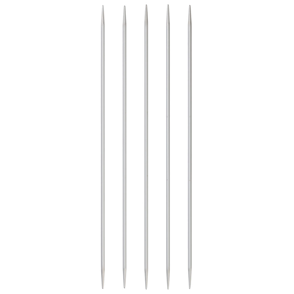 Спицы PRYM 191488 чулочные алюминий d 2.5 мм 20 см 5 шт с острием на обоих концах фото 3