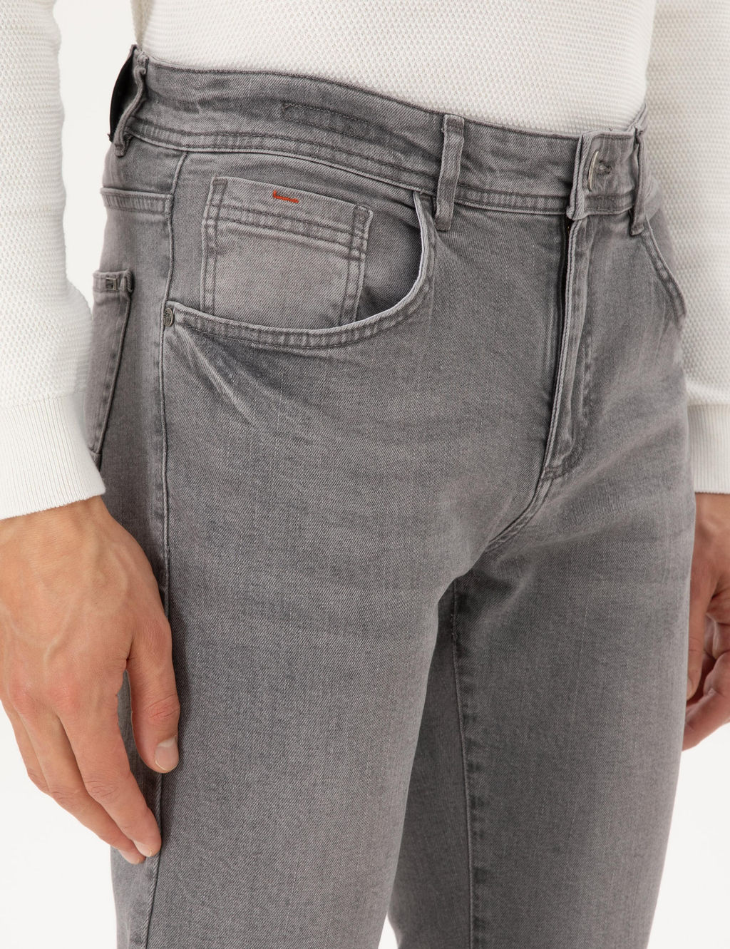 Gri Slim Fit Jean Pantolon - Pierre cardin фото 5