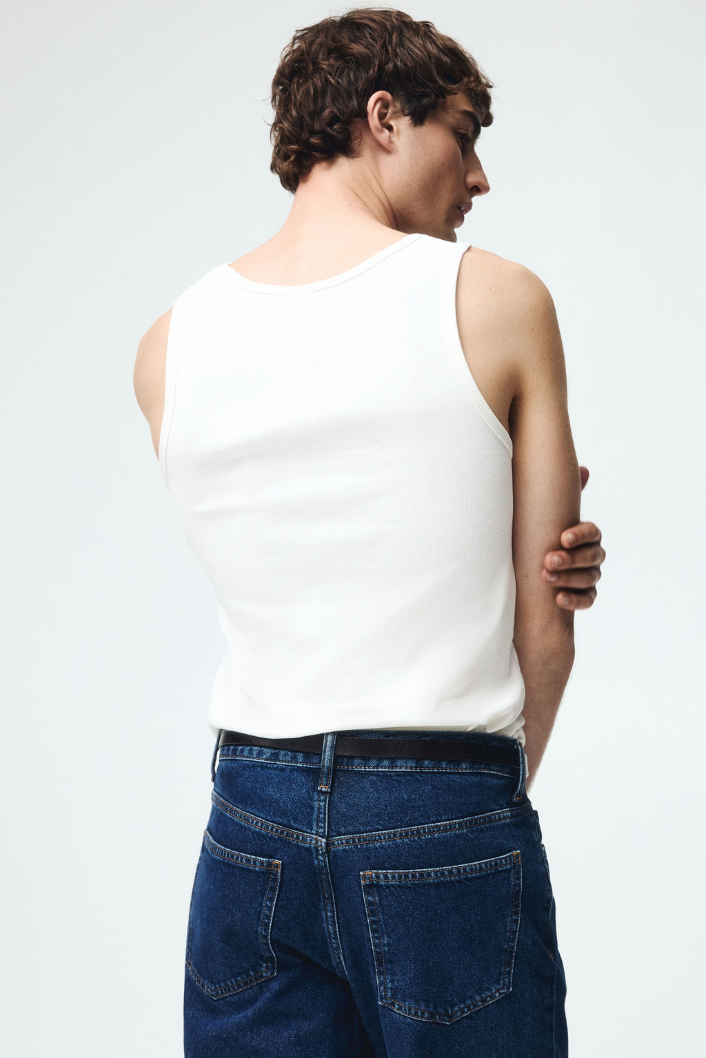 Camiseta sin mangas en canal? Slim Fit - H&m фото 5