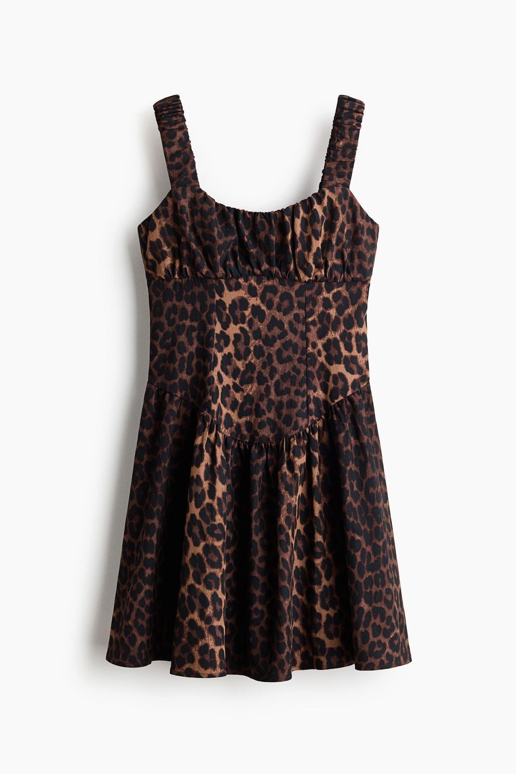 Vestido estampado con vuelo
