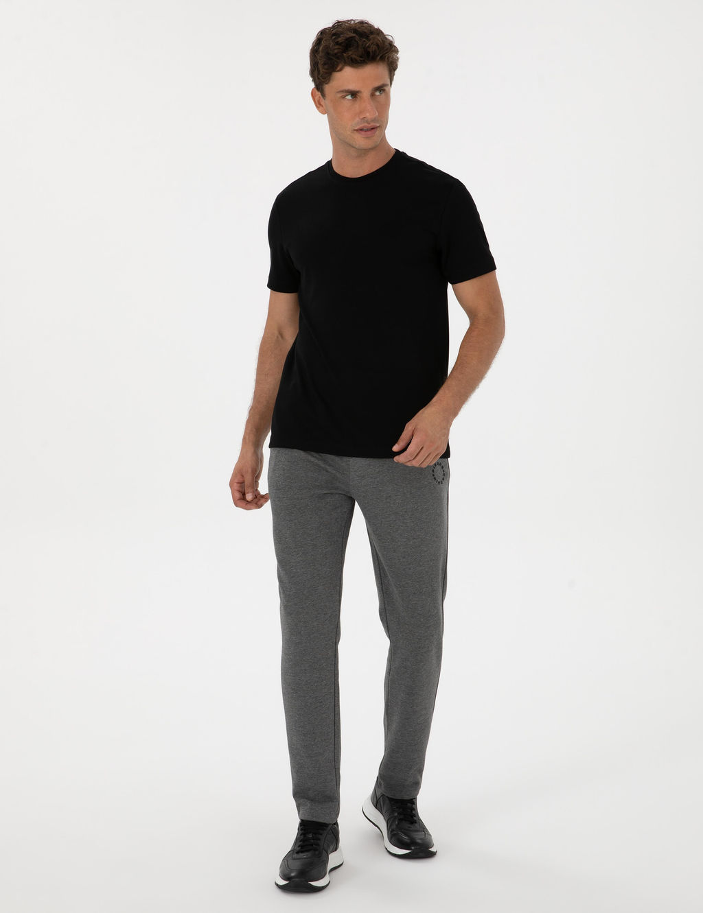 Antrasit Melanj Slim Fit E_ofman Alt_ - Pierre cardin фото 3