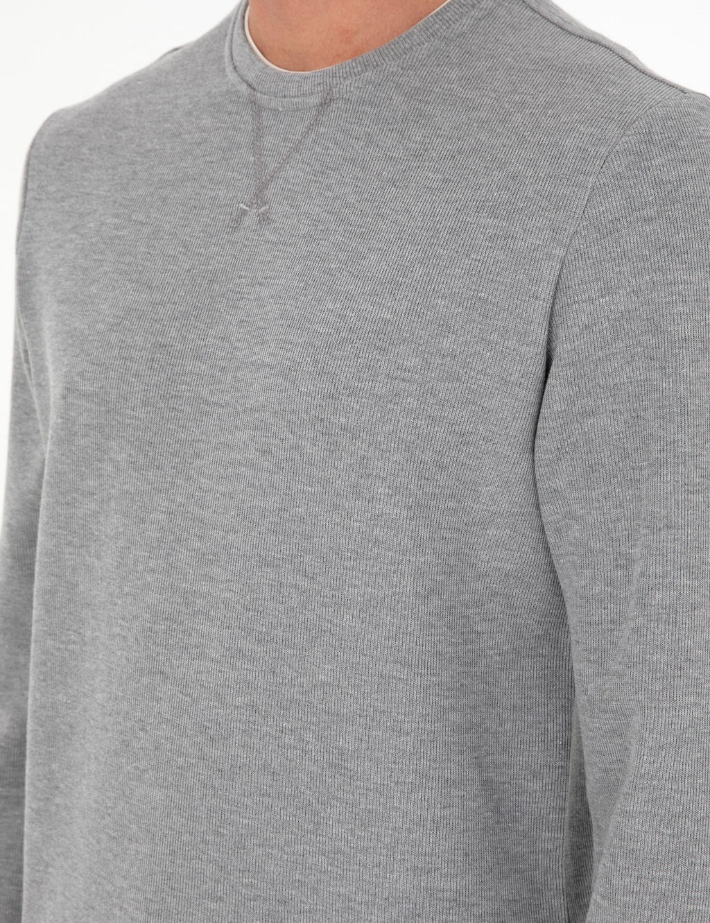 Gri Melanj Regular Fit Sweatshirt - Pierre cardin фото 7